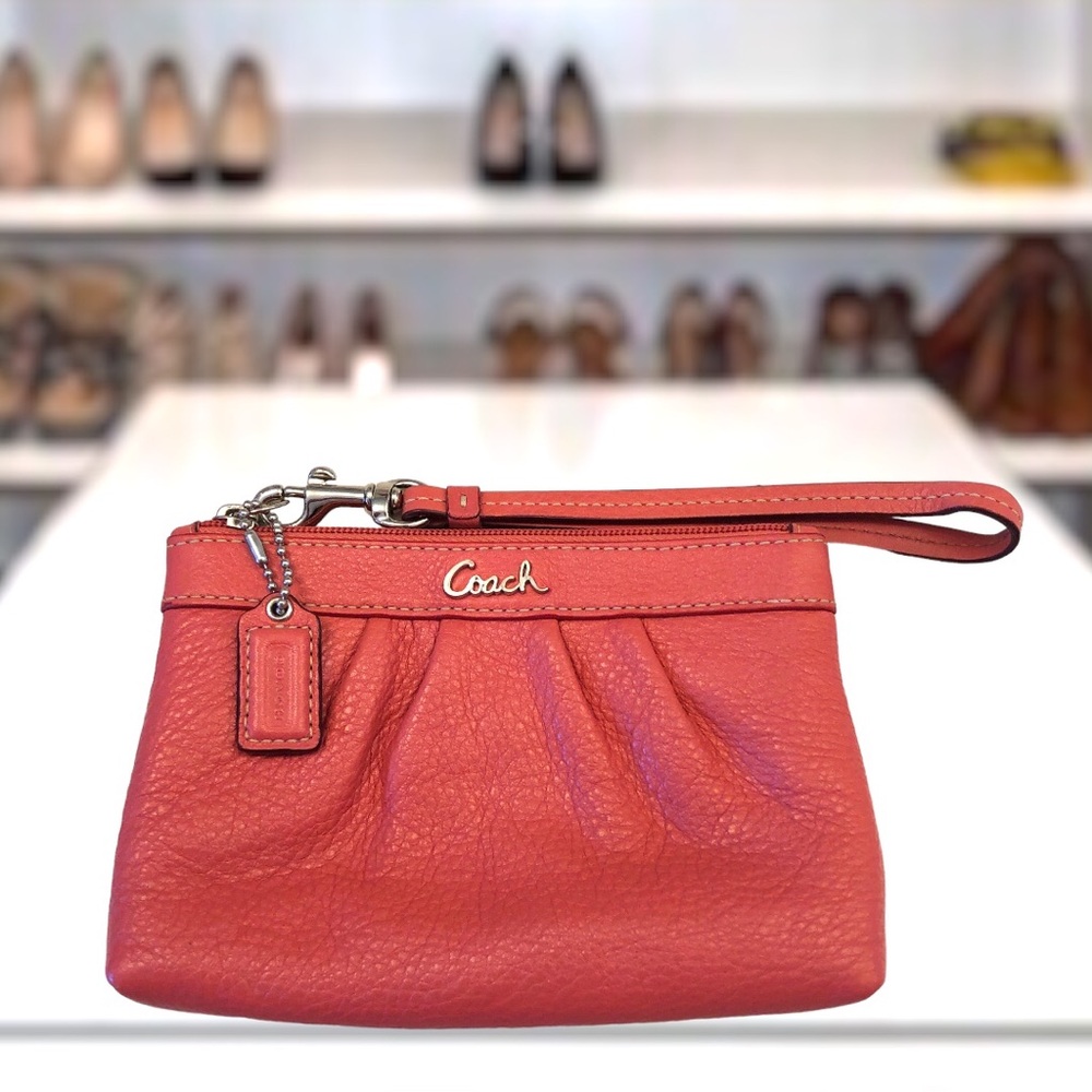 Coach Leather Wristlet